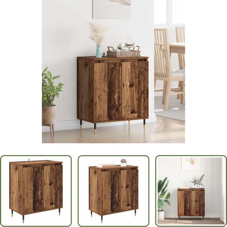 Wohnzimmerregal - Sideboard Altholz 60 x 35 x 70 cm Holzwerkstoff (1/5)