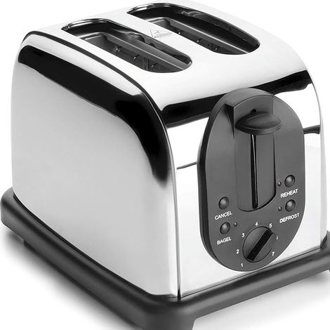 Tostapane in acciaio inossidabile Curve, 2 slot, Potenza 850-1000W (1/3)