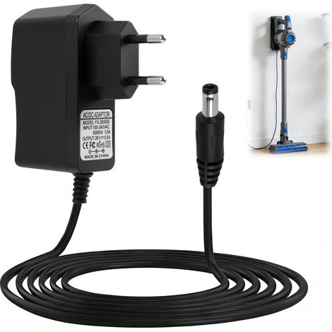 Câble de Recharge 26V 0.5A de 1.8M - Chargeur de Remplacement Haute Performance pour aspirateur Hoover H-Free - Compatibilité avec HF122RH, HF122GPT et séries H-Free 200, 500, 700, 800 (1/5)
