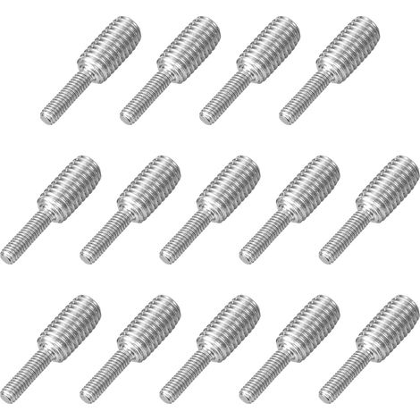 14pcs Boulon à Tige Filetée Double Extrémité M4x15mm à M8x15mm (1/5)