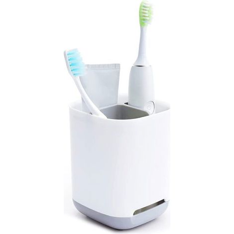 Support brosse à dents amovible en plastique, organiseur pour brosse électrique, antidérapant, pour famille et enfants. (1/5)