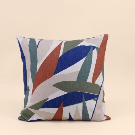 Coussin déperlant & anti uv feuillage 40x40cm (1/5)