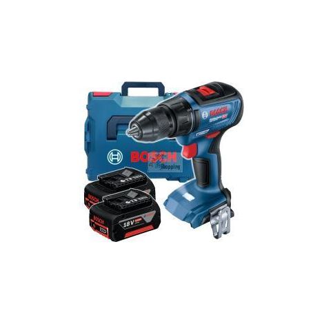 Bosch Utensili - Avvitatore a batteria 18V, 2 batterie da 5,0 Ah, caricabatterie 06019H5001 (1/5)