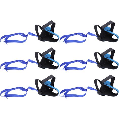Lot de 10 sangles antistatiques pour pieds, élastiques en caoutchouc synthétique bleu, accessoires d'atelier JWD001 (1/5)