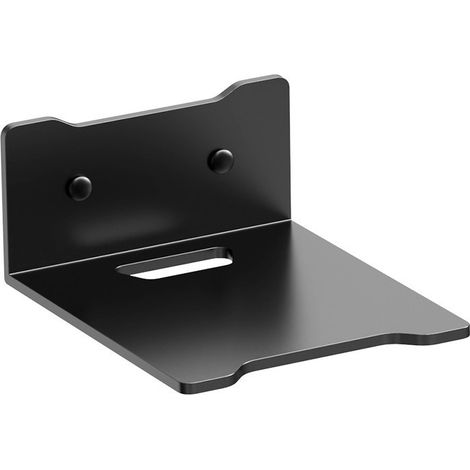 BEBUSINGOTO Lautsprecher-Wandhalterung, Universal-Lautsprecherständer, Lautsprecherständer für Bar, Kino, Zuhause, Heimkino-Lautsprecherständer, Schwarzer Lautsprecherständer, 14,5 12 6 cm (1/3)
