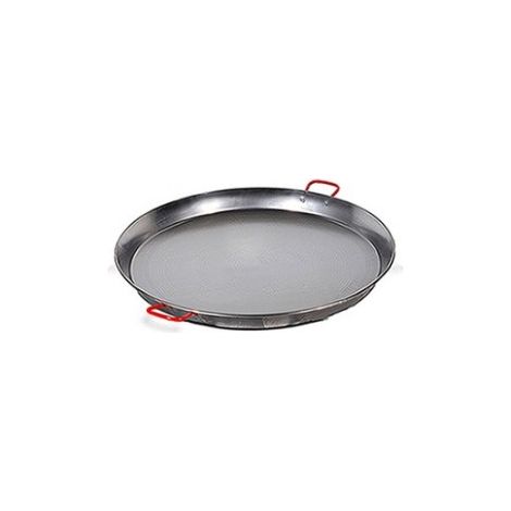 Valencianische Paellapfanne 28 cm. Poliert, für 3 Personen