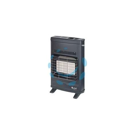 STUFA INFRAROSSI A GAS METANO VENTILATA 4200W GRIGIA - misure cm.42,5x15x64h. peso kg.7,6 - ECO42T