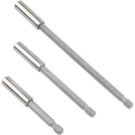 Magnetic Hexagonal Screwdriver for Drill Bits, Magnetic Bit Holder 3 Different Sizes (1/4)