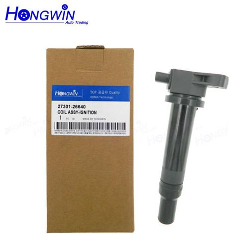 Les bobines d'allumage 27301-26640 conviennent aux véhicules Hyundai Accent, Hyundai Elantra et Kia Rio. (1/5)