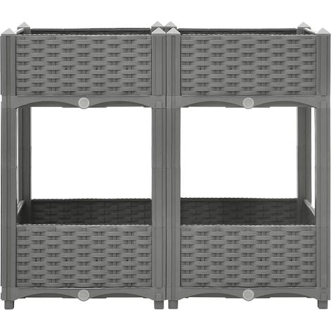 Maison Exclusive - Fioriera Rialzata 80x40x71 cm in Polipropilene (1/5)