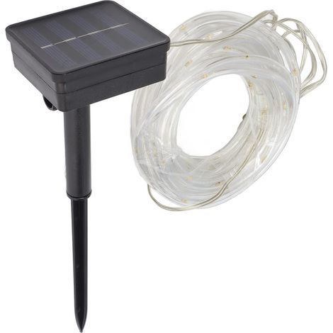 Wasserdichte Solar-Lichterkette für den Außenbereich, helle Solar-Weihnachtsbeleuchtung, Solar-Baumlichterkette für Weihnachtsfeiern im Garten (warmes Licht)