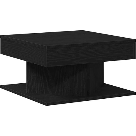 Maison Exclusive - Mesa de Café Roble Negro 57 x 57 x 30 cm Mader
