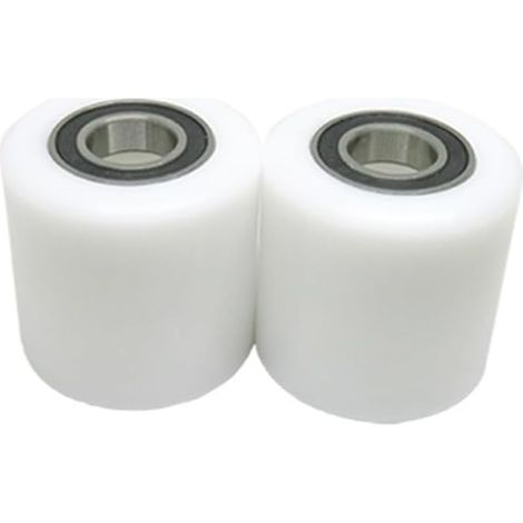 Roue à galet de guidage - 1 pièce - POM avec roulement - Diamètre 30mm alésage 8mm - Pour convoyeurs et machines industrielles - 8x30x30 mm (1/3)