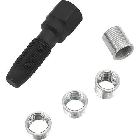 Ecleanfy - 5pcs Kit de réparation pour Filetage de Bougies d'allumage M14 x 1,25,Outil de réparation de Filetage de Cylindre d'alésoir de 14 (1/5)