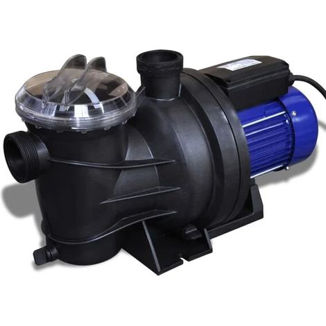 Pompe électrique de piscine 1200 W, bleue (1/5)