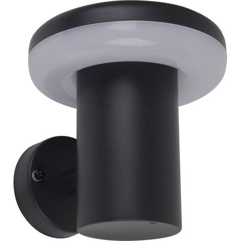 Applique Murale Extérieure LED Design Champignon Anthracite Blanc Chaud 3000K Ø15 cm - PANGIVO (1/5)