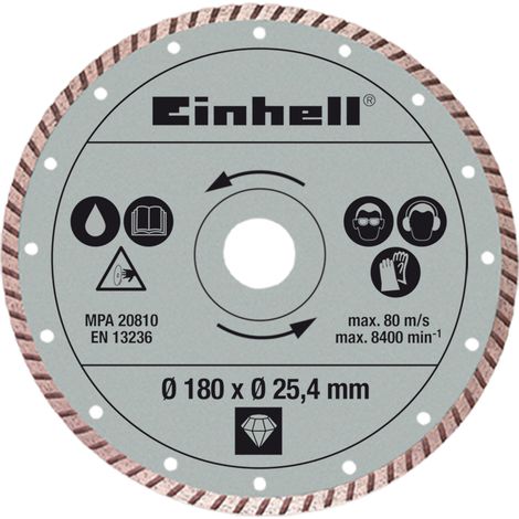 Einhell DISCO DIAMANTATO PER TAGLIAPIASTRELLE  mm. 180x25,4x2,2