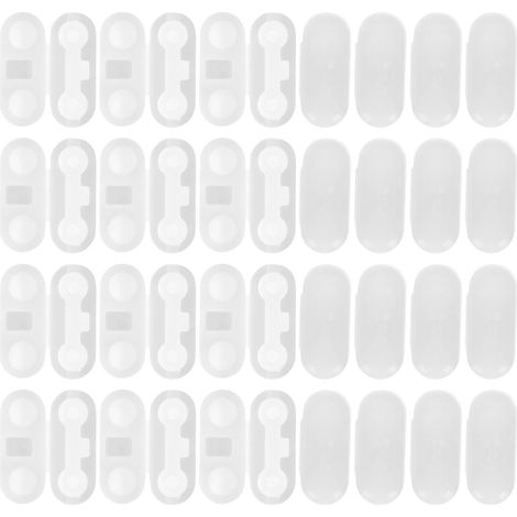 100 connecteurs à billes pour stores verticaux, clips de connexion pompons blancs, accessoires (1/5)