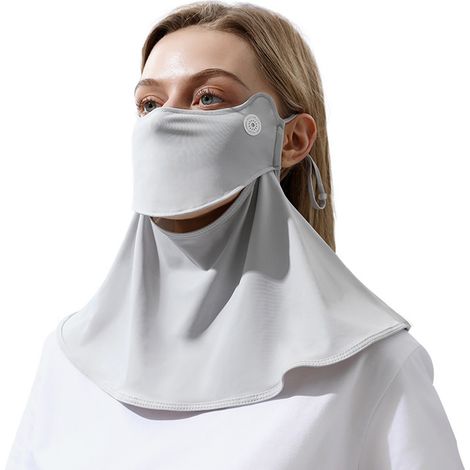 Cache-cou/masque avec protection solaire UPF 50 pour hommes et femmes, idéal pour la pêche, la randonnée et les activités de plein air. (1/5)