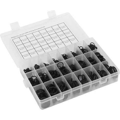Pack joints d'étanchéité 800 pièces, caoutchouc nitrile, joints toriques pour machines-outils, automobiles et engins agricoles (1/5)