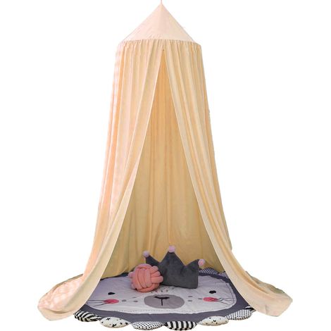 Bed Canopy - Polyester - 60 x 270 x 400 cm - For Kids Bedroom Reading Nook Or Play Tent - 1 Piece (1/5)