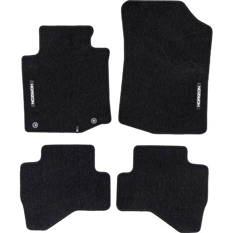 Tapis de Sol de Voiture pour Toyota Aygo I 2010-2014 FL Velours Noir 4Pcs (1/5)
