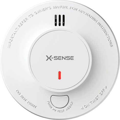 X-Sense SD19 Détecteur de fumée autonomie 10 ans à pile(s) (l x H x P) 122 x 45 x 122 mm 1 pc(s) (1/5)