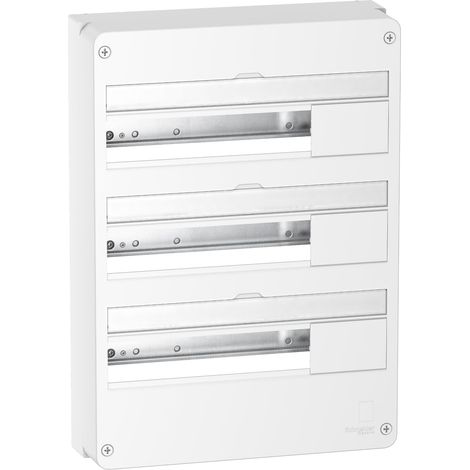 Schneider Electric RESI9 cuadro eléctrico blanco 3 filas (1/2)