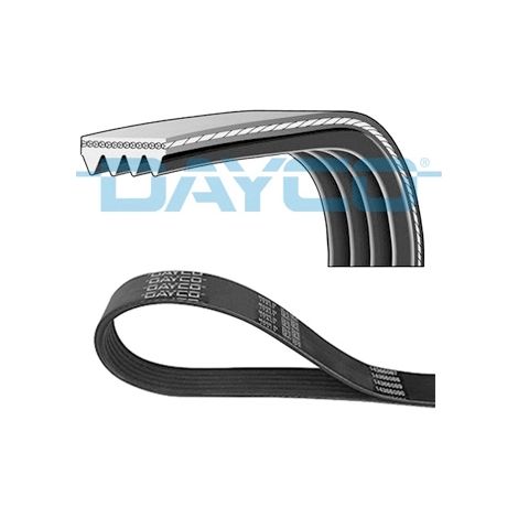 Courroie trapézoïdale à nervures Dayco 4PK1415 CHRYSLER 04668382AB 04668382AC