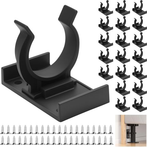 20 fijaciones para zócalos de cocina, clips para zócalos de cocina, clips para zócalos de muebles, fijaciones y soportes para patas de muebles (1/5)