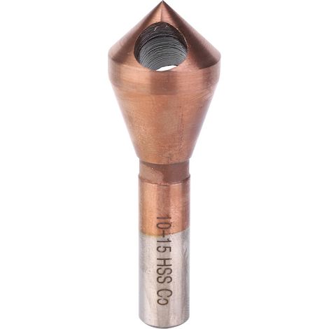 Fraise à Chanfreiner - Fraise à Countersink 90° - Pour Métal Bois Plastique - Diamètre Réglable 10-15 mm - 1 Pièce (1/5)