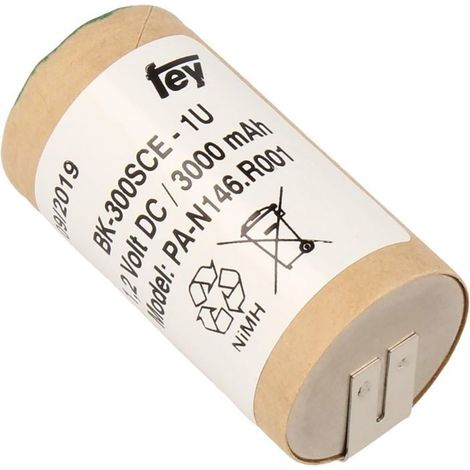 ACCUMULATEUR 1.2V 2800MAH POUR DIVERSES PIECES PETIT ELECTROMENAGER - 967610 (1/2)