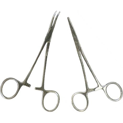 Clamps de maquettiste bec courbe - 125 mm. - multirex - forme : Bec courbe