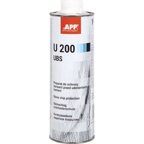 Anti gravillon - Blanc - Anti corrosion - Carrosserie - APP - Bidon 1L