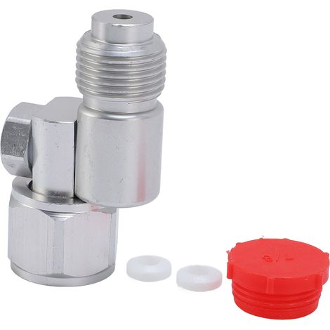 Pistolet à peinture sans air avec joint pivotant, rotation à 360°, en alliage d'aluminium, pour tuyau. (1/5)