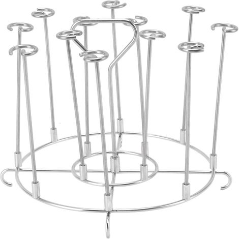 Support à brochettes en acier inoxydable, accessoire pour friteuse de 6 litres, porte-brochettes vertical pour barbecue (1/5)