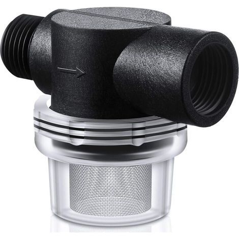 1/2-Zoll-Wasserpumpen-Sieb – 50-Mesh-Edelstahlsieb – Kompatibel mit WFCO- und Shurflo-Pumpen – Zum Aufschrauben, transparent (1/5)
