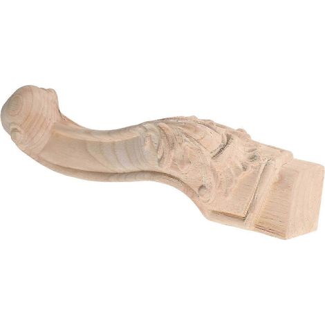 Ensemble de 3 rallonges de pieds de meubles en bois kaki, compatibles avec les canapés, les chaises, les armoires et autres éléments décoratifs, style européen. (1/5)