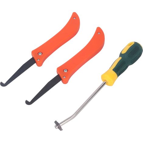 Outil de retrait de joint, scie à joint ergonomique et 8 lames, grattoir de nettoyage de joints de carrelage, outil de calfeutrage (1/5)