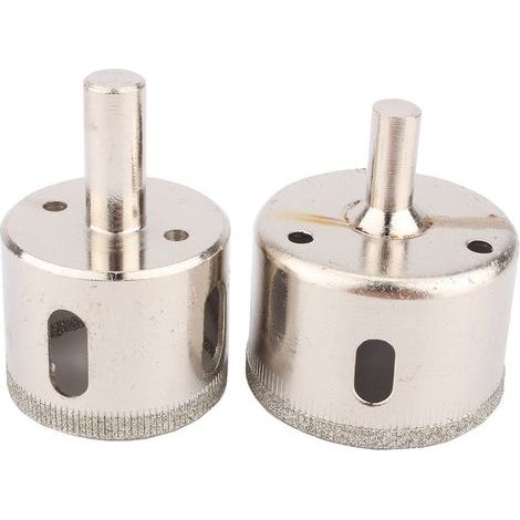 2 pièces/ensemble 38mm et 45mm diamant enduit marbre carreaux de céramique trou de scie forets ensemble outil (1/5)