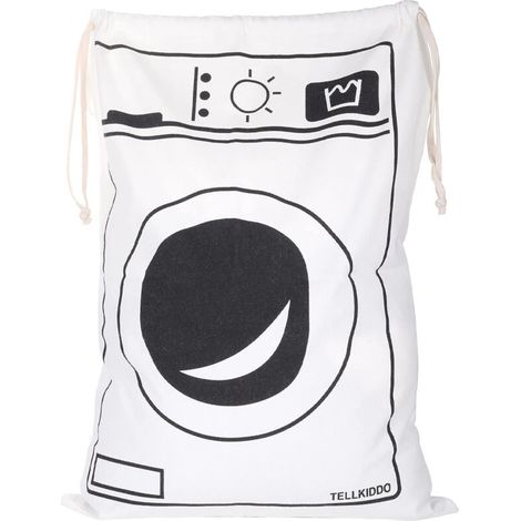 Dirty or Clean Laundry Basket Bag Folding Ultra Capacity Breathable for Storing Clothes Toys at Home 65x45cm (1/5)