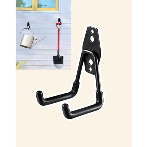 Crochets de rangement de garage en acier robuste avec revêtement antidérapant pour maison, salle de bain, cuisine, vélo, échelle et outils de jardin Petit DJA18-10