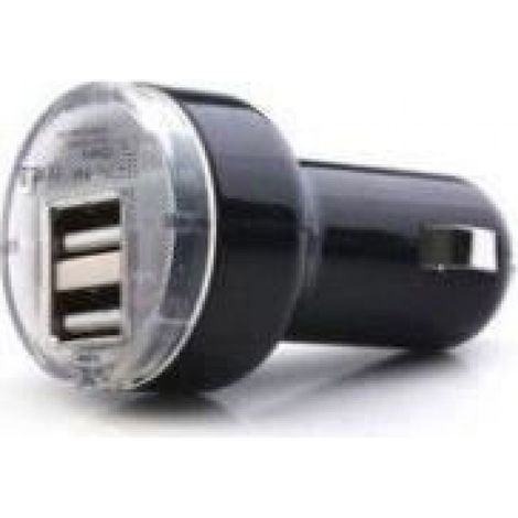 Chargeur Double Usb Allume-Cigare - 12 V À 24 V - Sortie 5 V 2 A Par Port - Pour Voiture Camion - 1 Pièce