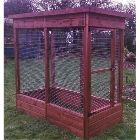 Buttercup Display Aviary 3' x 3' x 6' Outdoor Bird Aviary or Pet Cage