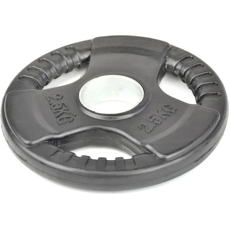 Peso metálico con superficie de goma de 2,5 kg (maestro)