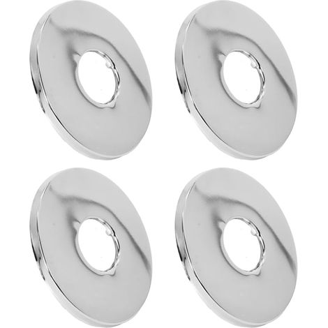 Stainless Steel Shower Mixer Tap Rosette 3/4 Ø 27 mm x Ø 80 mm x height 5 mm Trim for Wall Shower Tap Silver (1/5)