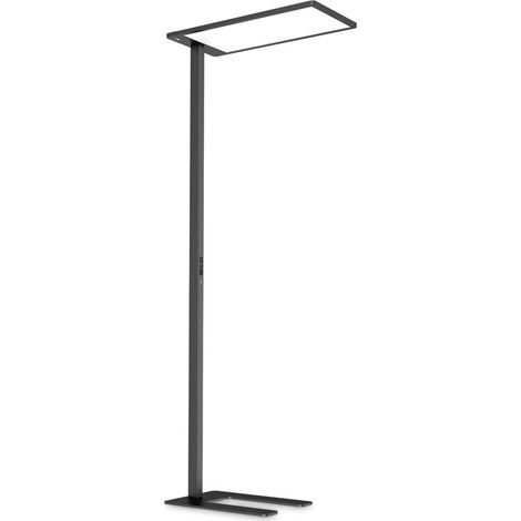 Piantana Moderna Comfort Metallo Nero Led 76W K Luce Naturale 4000K (1/2)
