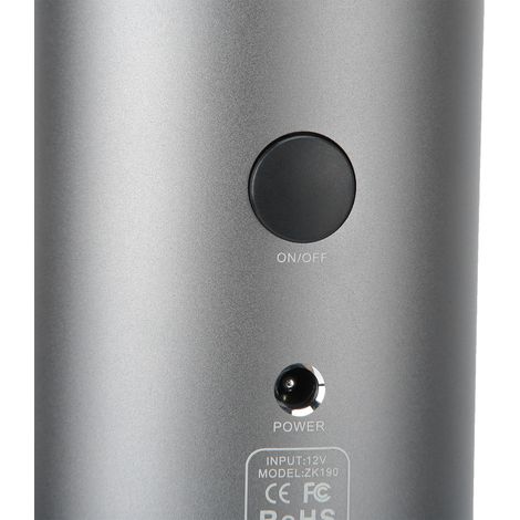 [Bomba de vacío eléctrica] Conjunto de bomba eléctrica de 15 l/min, aluminio plateado, extremadamente silenciosa, 50 dB, manómetro. (1/5)