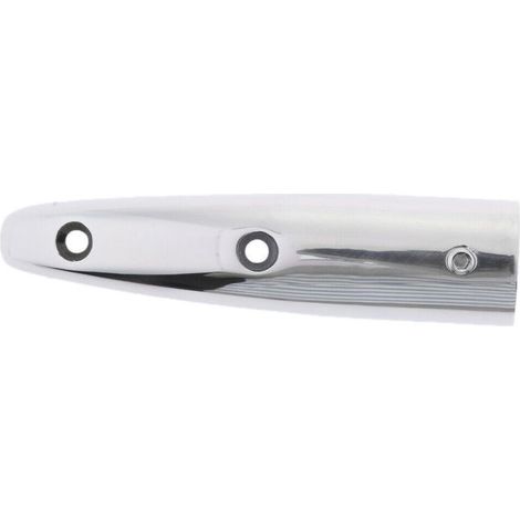 25 mm stainless steel railing brackets for maritime and nautical applications.