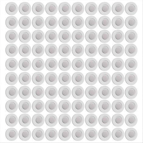 Packung mit 100 selbstklebenden magnetischen Wandhalterungen für Fernbedienungen, Haken zur Aufbewahrung von Fernsehern/Klimaanlagen, Aufbewahrungslösungen für Zuhause (1/5)